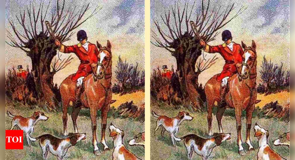 Optical Illusion: Can you find the hidden fox in this hunting scene? |