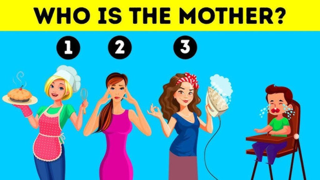 Brain Teaser IQ Test: Who Is The Real Mother? Only Observant People Spot Her In 5 Seconds!