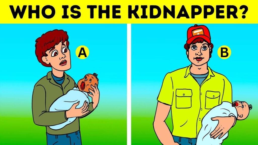 Brain Teaser IQ Test: Who Kidnapped A Baby? Only 1% Attentive Answer Correctly In 5 Seconds!