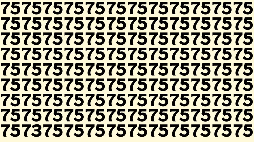 Optical Illusion Brain Test: Only high IQ individuals Can Spot the Number 73 in 8 Secs