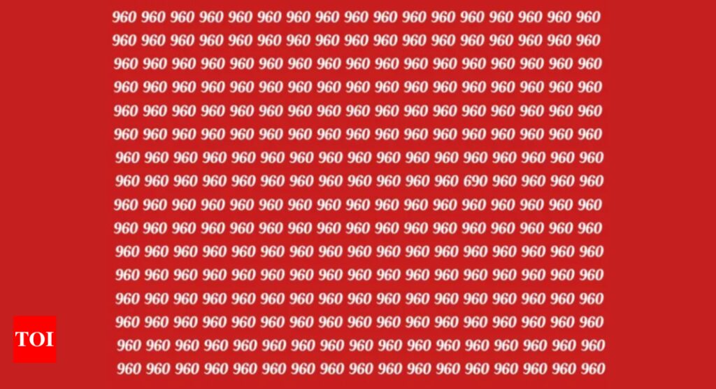 Optical Illusion: Can you spot 690 in this image in under 5 seconds?