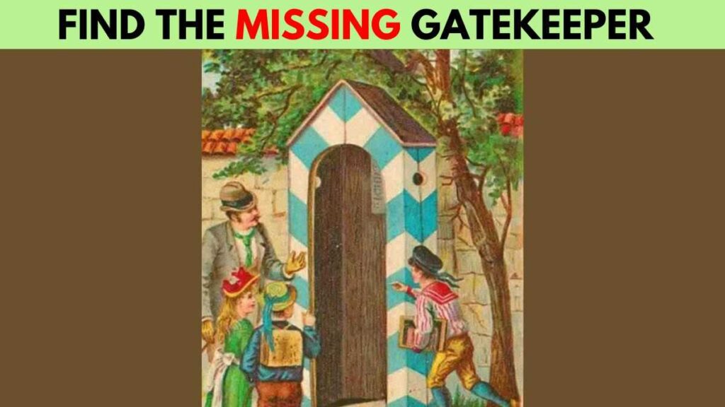 Optical Illusion IQ Test: Find the Missing Gatekeeper in 7 Seconds!