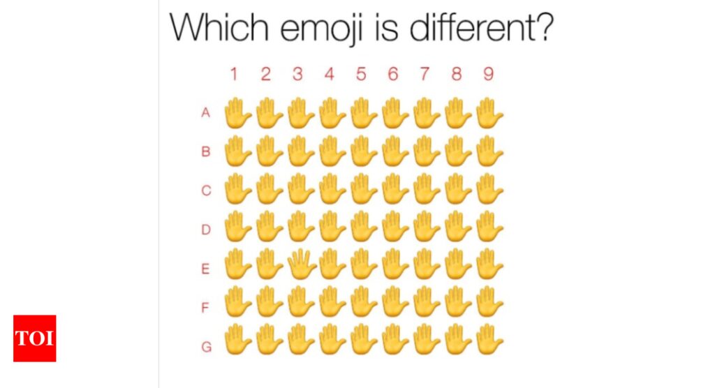 Optical Illusion: Only the intelligent ones can identify the odd emoji in just 5 seconds