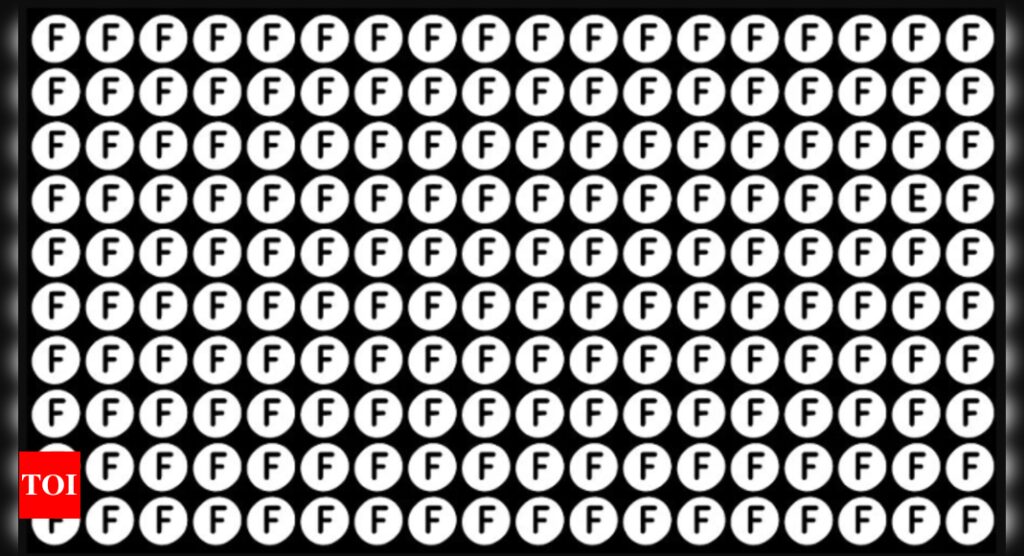 Optical Illusion: Only those with sharp vision can find 'E' in this image |