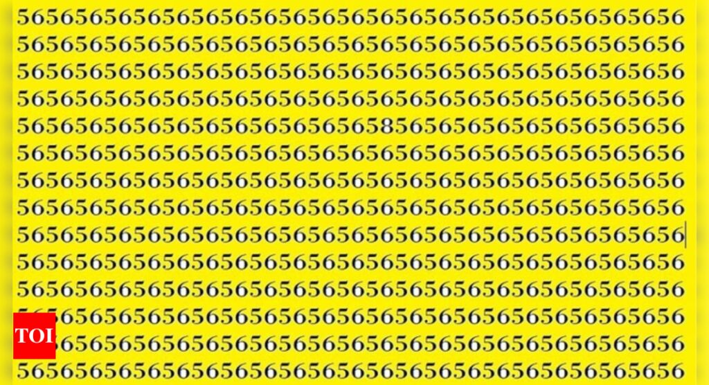 Optical illusion: Can you spot 58 in this image?