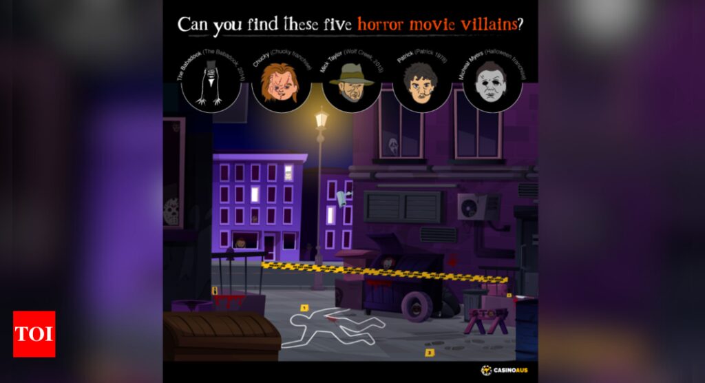 Optical illusion: Play the detective and spot the villains from horror movies