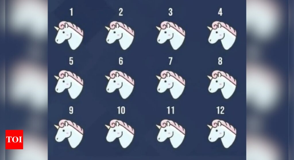 Opticle illusion: Only a true creative genius can spot the odd unicorn in 12 seconds! |