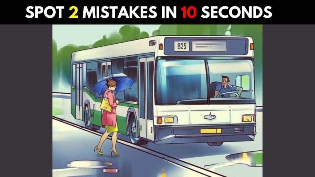 Picture Puzzle IQ Test: Find Two Mistakes in the Picture in 10 Seconds!