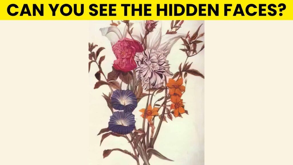 Spot Four Hidden Faces In 5 Seconds, Only 2% Pass This Optical Illusion Challenge!