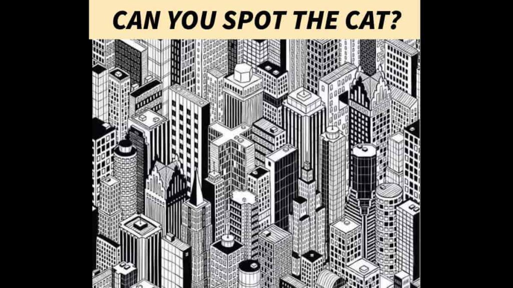 Where is the Cat? Only the top 1% with eagle eyes can pass this brain teaser challenge in 5 seconds!