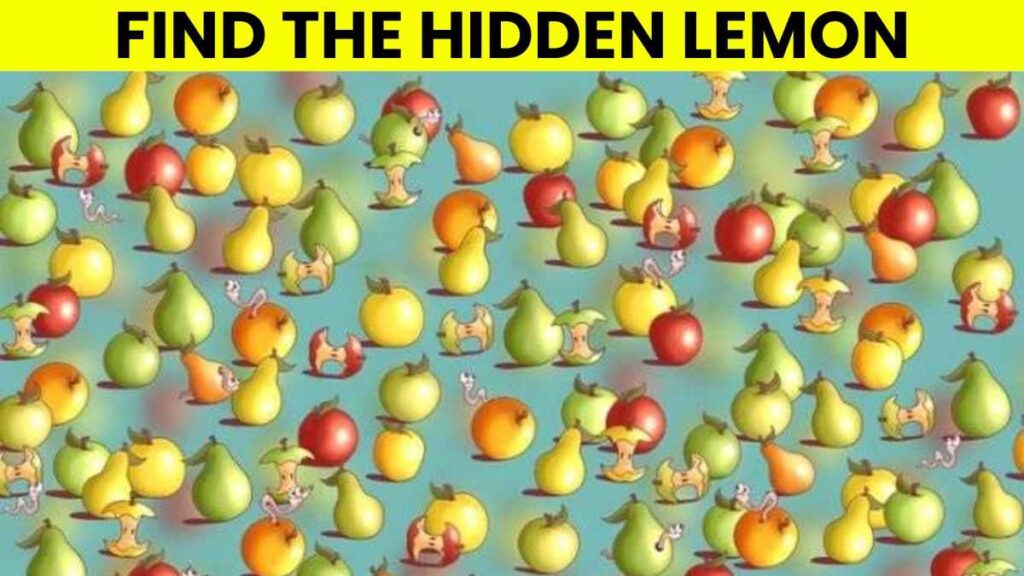 Optical Illusion: Can You Spot The Hidden Lemon In 5 Seconds? Only 1% Pass This IQ Test!