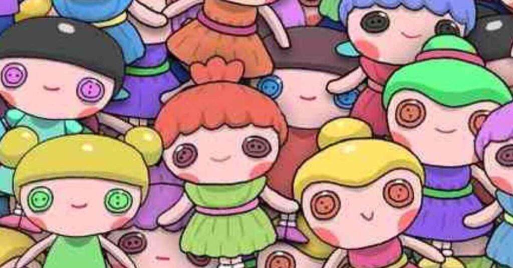 Optical Illusion IQ Test: Can You Prove Your 20/20 Vision by Finding the Hidden Doll Without Button Eyes