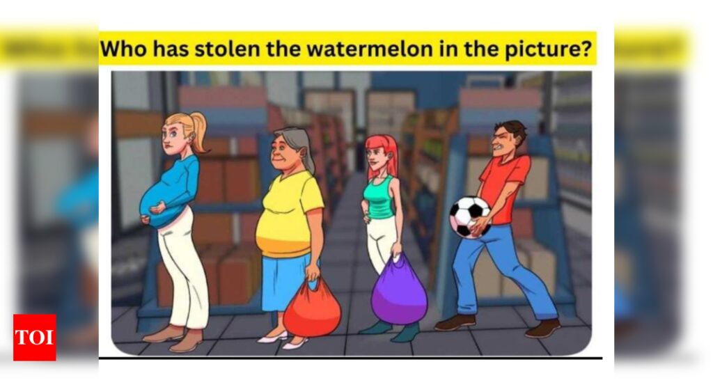 Puzzle: Who among them stole the watermelon?