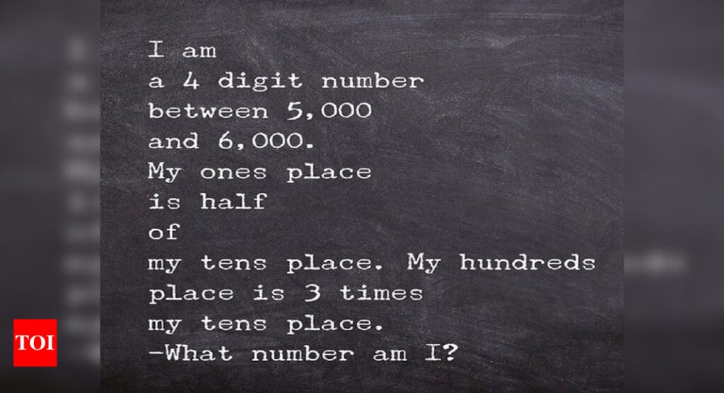 “What number am I?” Can you solve this math puzzle?